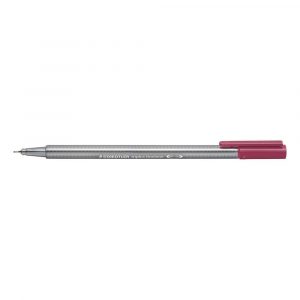 Staedtler, Cienkopis trójkątny triplus, czerwony toskański, 0.3 mm S 334-260