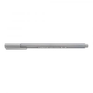 Staedtler, Cienkopis trójkątny triplus, jasny szary, 0.3 mm S 334-82