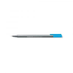 Staedtler, Cienkopis trójkątny triplus, niebieski neon, 0.3 mm S 334-301