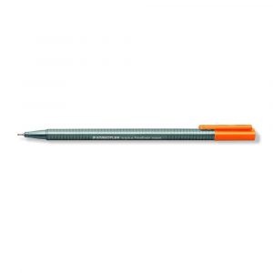 Staedtler, Cienkopis trójkątny triplus, pomarańczowy neon, 0.3 mm S 334-401