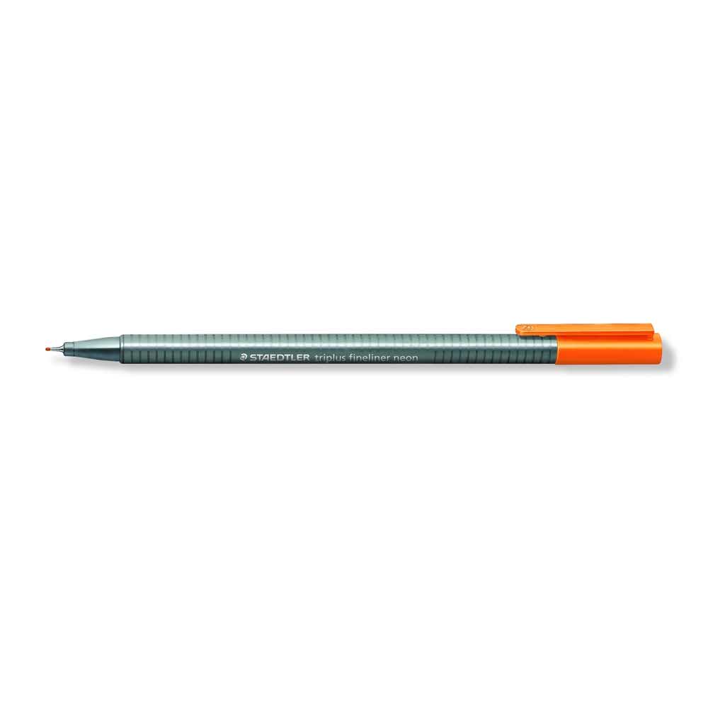 Staedtler, Cienkopis trójkątny triplus, pomarańczowy neon, 0.3 mm S 334-401