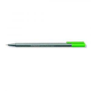 Staedtler, Cienkopis trójkątny triplus, zielony neon, 0.3 mm S 334-501