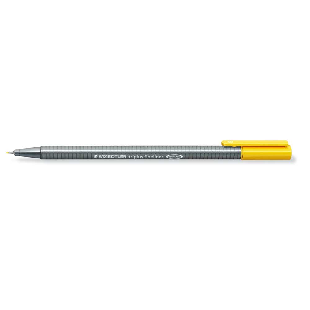 Staedtler, Cienkopis trójkątny triplus, żółty, 0.3 mm S 334-1