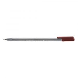 Staedtler, Cienkopis trójkątny triplus®, czekoladowy, 0.3 mm S 334-75