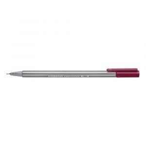 Staedtler, Cienkopis trójkątny triplus®, mahoniowy, 0.3 mm S 334-28