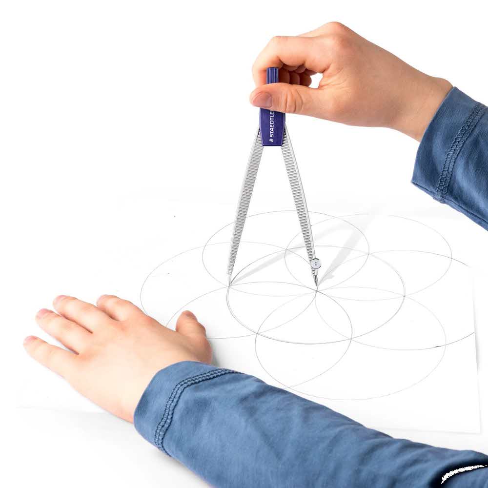 Staedtler, Cyrkiel szkolny, z etui na grafity S 550 50 - obrazek 5