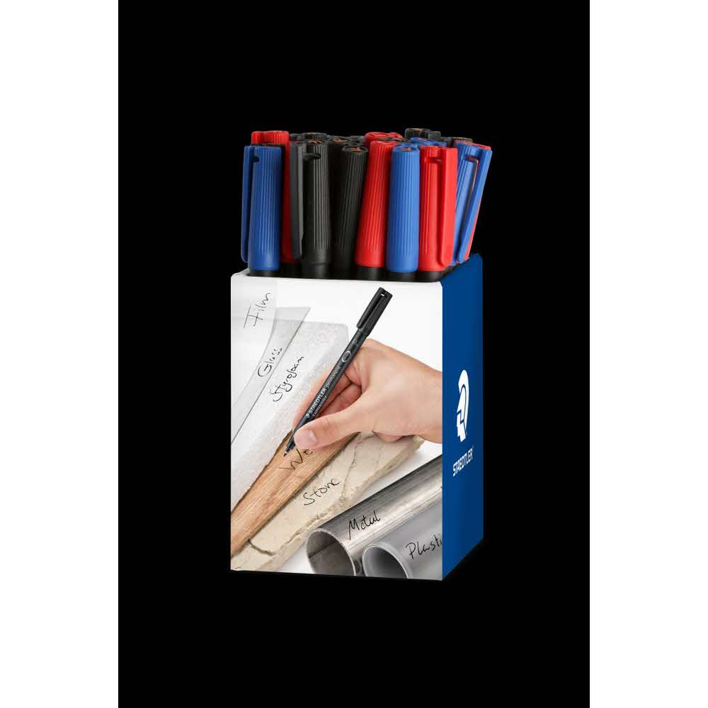 Staedtler, Display - Foliopis Lumocolor, F, wodoodporny, 32 szt. S 318 KP32