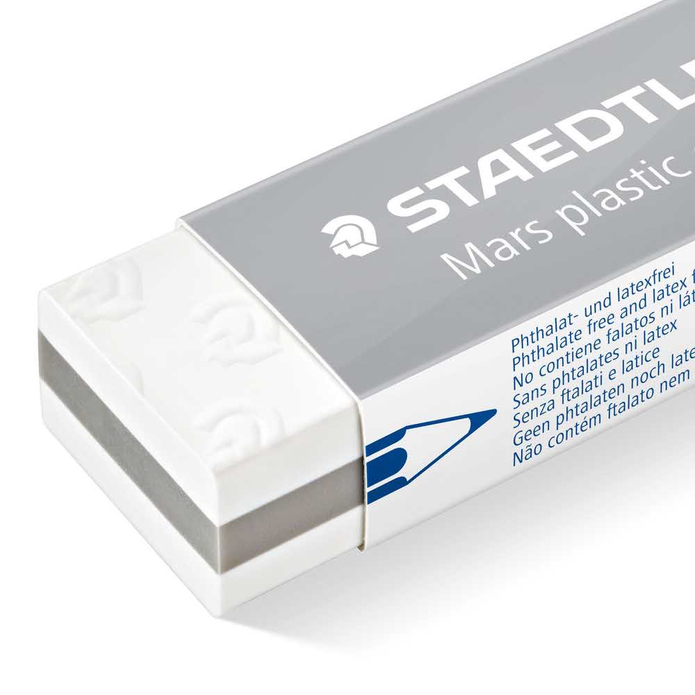 Staedtler, Display - Gumka techniczna Mars Plastic, miks kolorów, 40 szt. S 526E1 CA40 - obrazek 5