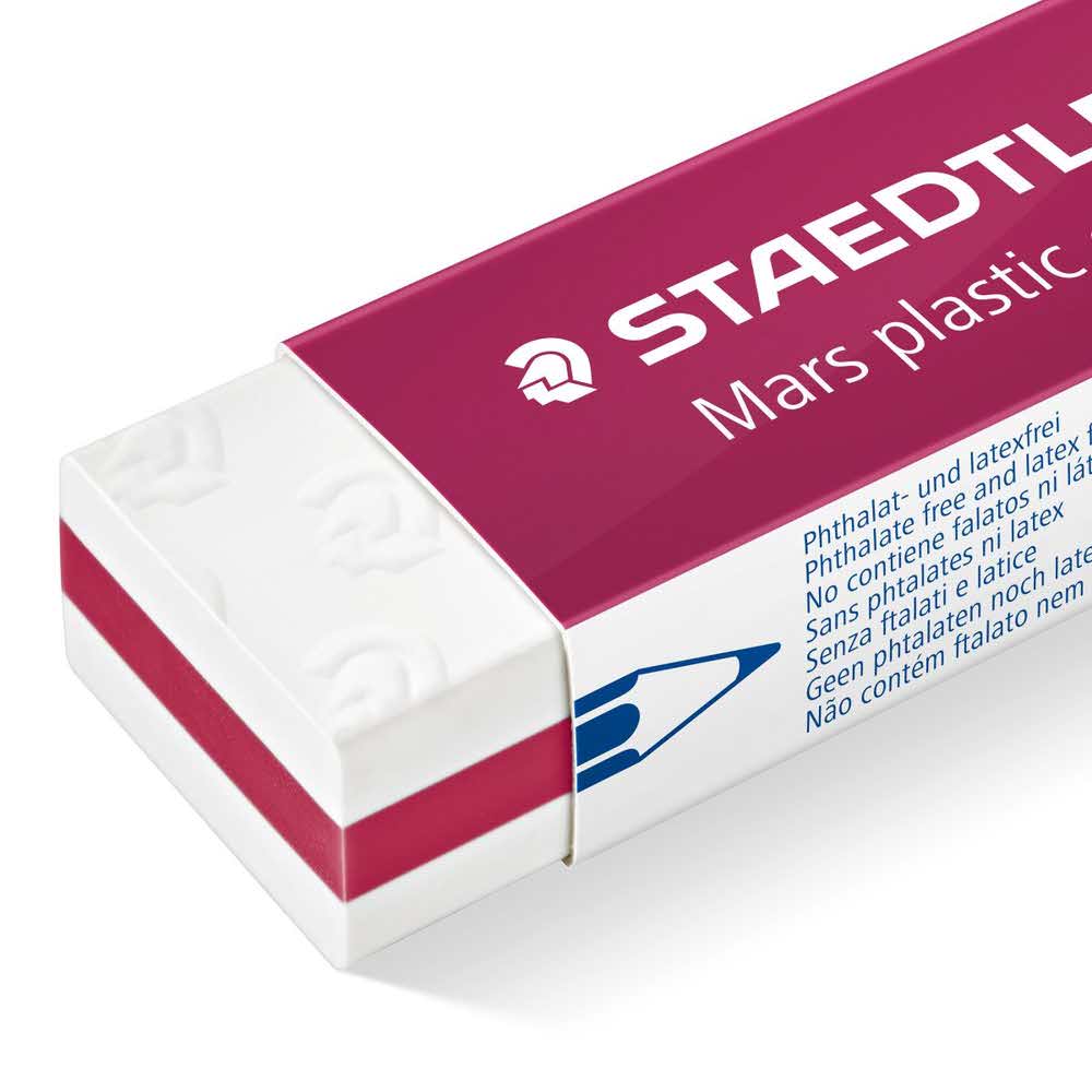 Staedtler, Display - Gumka techniczna Mars Plastic, miks kolorów, 40 szt. S 526E1 CA40 - obrazek 4