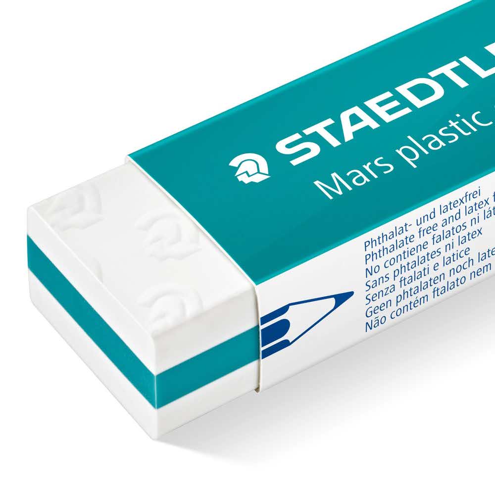 Staedtler, Display - Gumka techniczna Mars Plastic, miks kolorów, 40 szt. S 526E1 CA40 - obrazek 3