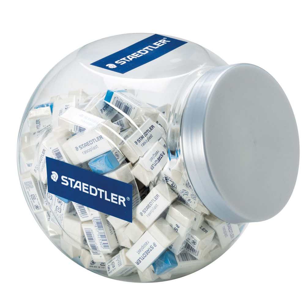 Staedtler, Display - Gumki rasoplast, 120 szt. 30x526B30, 30xBT30, 20xB20, 40xB40-9) S 526 BD120