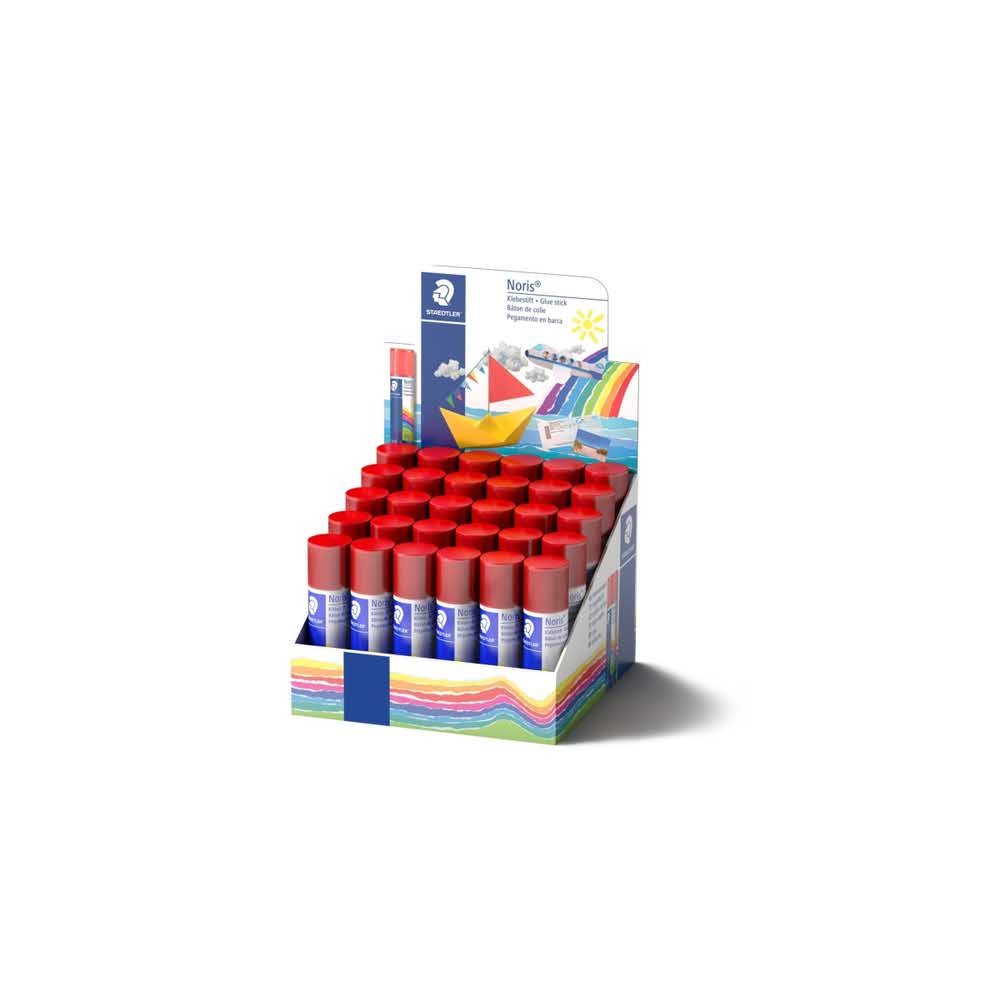 Staedtler, Display - Klej w sztyfcie Noris Club, 10g, 30 szt. S 960 10 NCA