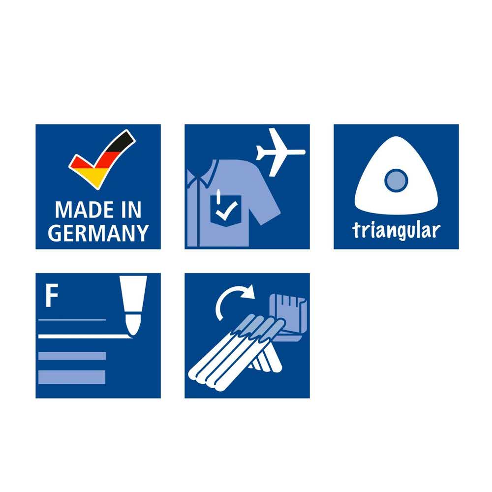 Staedtler, Długopis triplus ball, czarny, F S 437 F-9 - obrazek 5