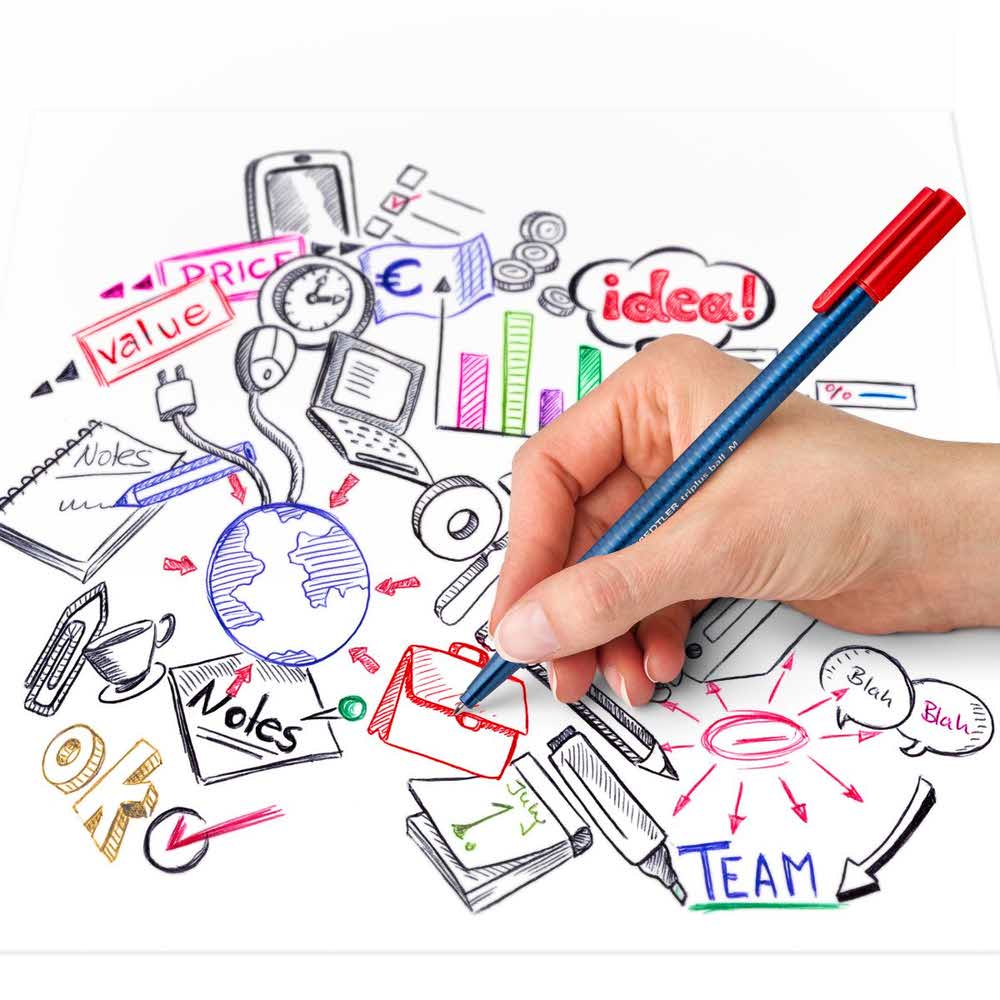 Staedtler, Długopis triplus ball, M, w etui S 437 MSB10 - obrazek 5