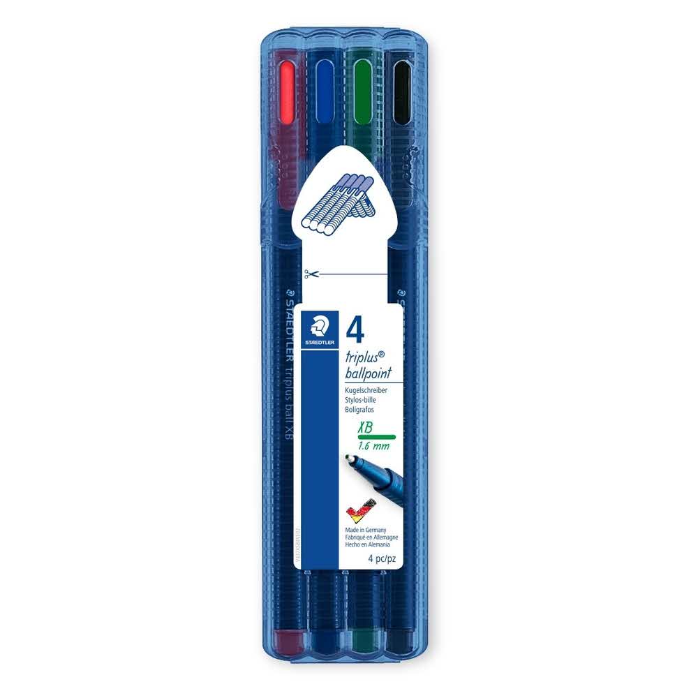 Staedtler, Długopis triplus ball, XB, w etui S 437 XBSB4