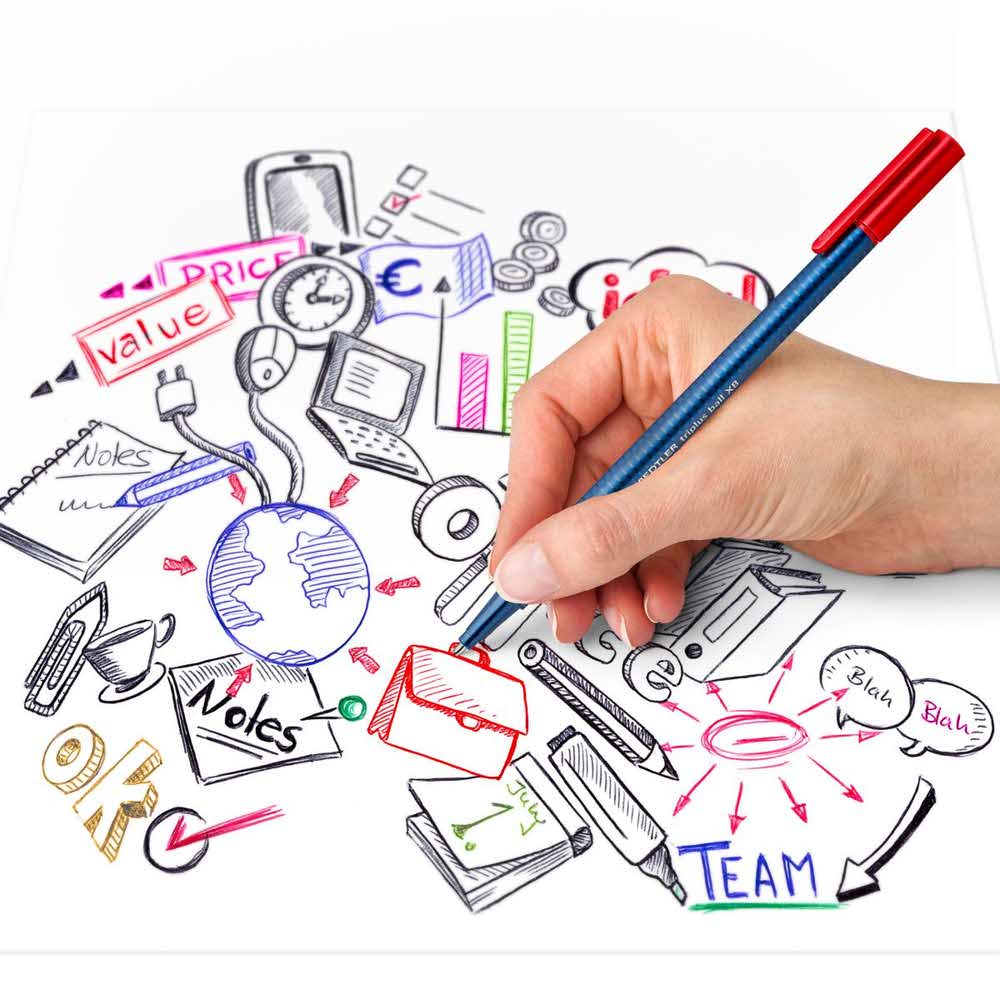 Staedtler, Długopis triplus ball, XB, w etui S 437 XBSB6 - obrazek 5