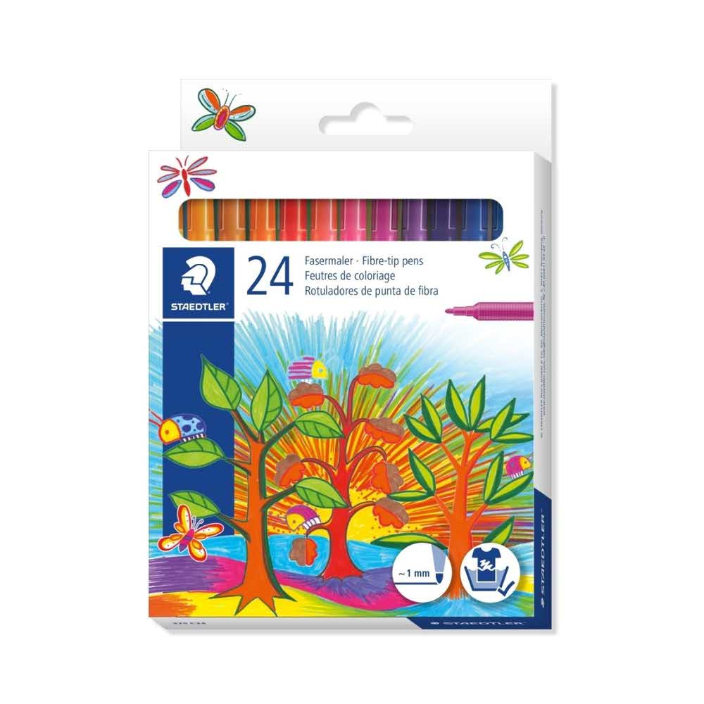 Staedtler, Flamastry szkolne Noris Club, 24 kolory S 325 C24
