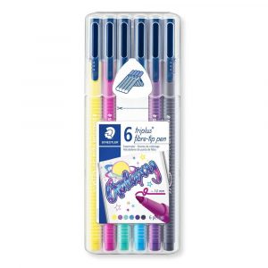 Staedtler, Flamastry triplus GALAXY, 1 mm, 6 kolorów, w etui S 323 SB6CS11