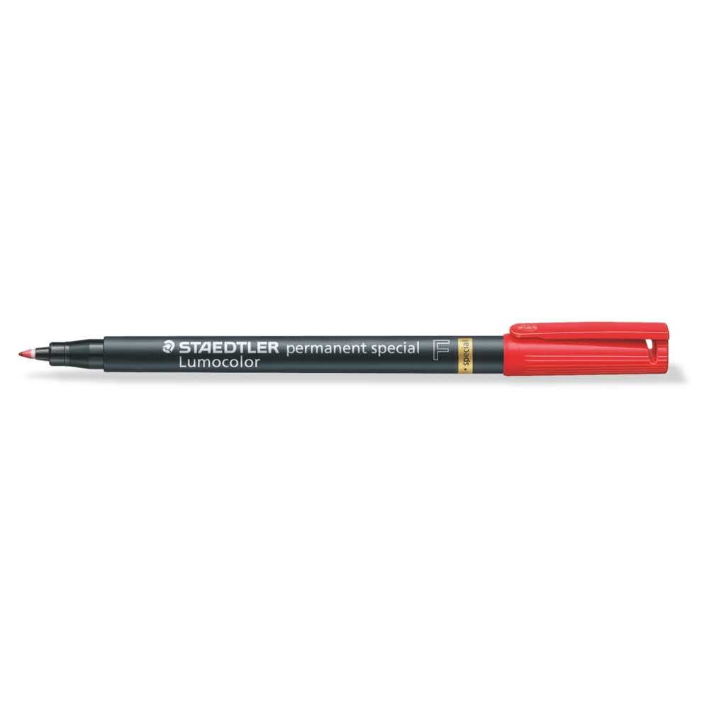 Staedtler, Foliopis wodoodporny Lumocolor special, czerwony, F S 319 F-2