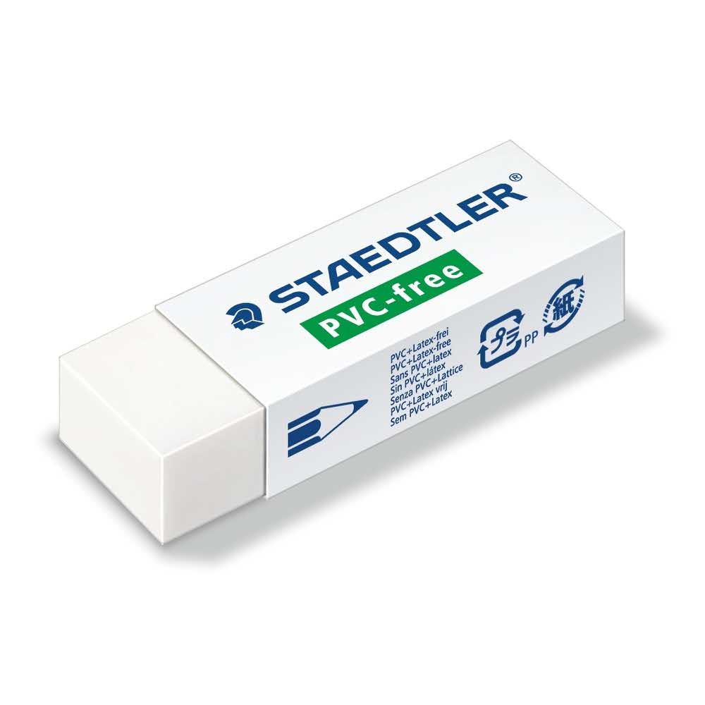 Staedtler, Gumka PVC-free do ołówka, 65x23x13 mm S 525 B20