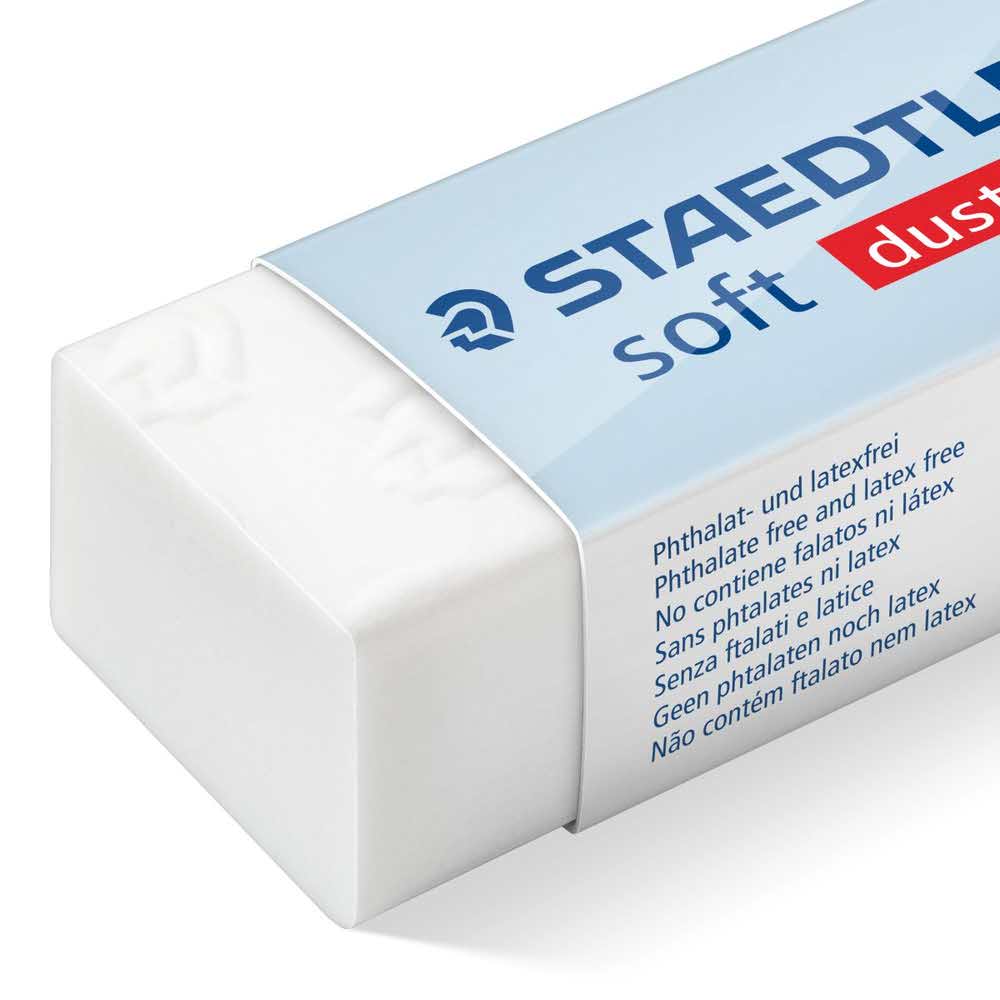 Staedtler, Gumka soft, dust-free, 43x19x13 mm S 526 S30 - obrazek 2