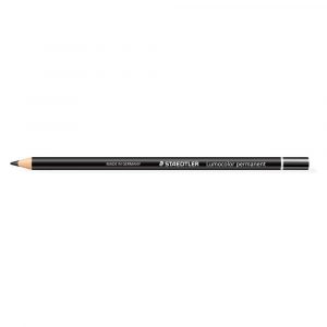 Staedtler, Kredka specjalistyczna Lumocolor, czarna, glasochrom, wodoodporna S 108 20-9