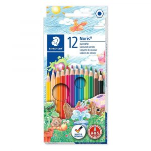 Staedtler, Kredki ołówkowe Noris Club, sześciokątne, 12 kolorów S 144 NC12