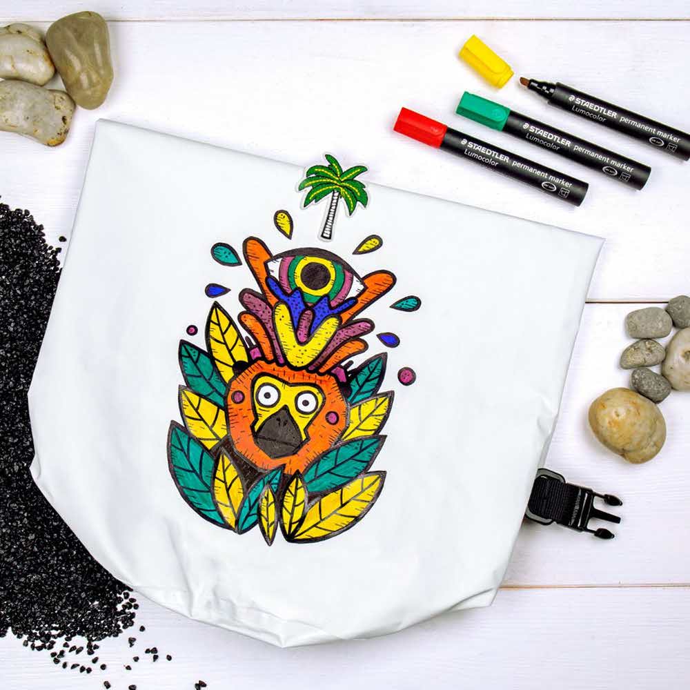 Staedtler, Marker Lumocolor, ścięty, 6 kolorów, w etui S 350 WP6 - obrazek 5