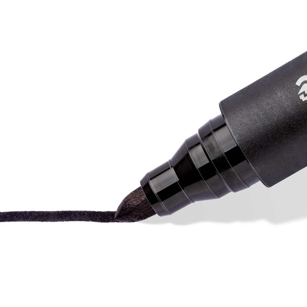 Staedtler, Marker wodoodporny Lumocolor, okrągły, 6 kolorów, w etui S 352 WP6 - obrazek 4