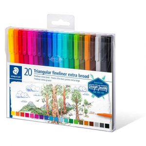 Staedtler, Pisak triplus broadliner, 0.8 mm, 20 kolorów S 338 TB20-C