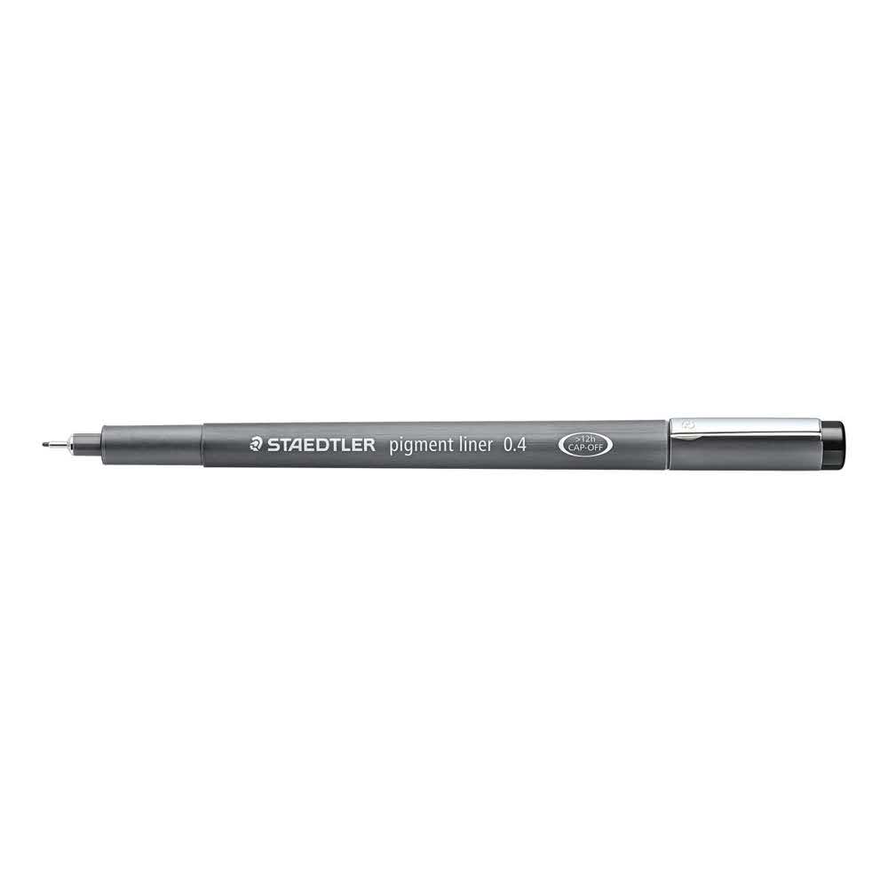 Staedtler, Pisak z atramentem pigmentowym, czarny, 0.4 mm S 308 04-9