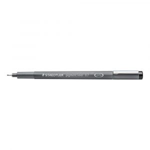 Staedtler, Pisak z atramentem pigmentowym, czarny, 0.7 mm S 308 07-9