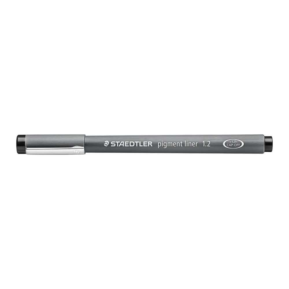 Staedtler, Pisak z atramentem pigmentowym, czarny, 1.2 mm S 308 12-9 - obrazek 2