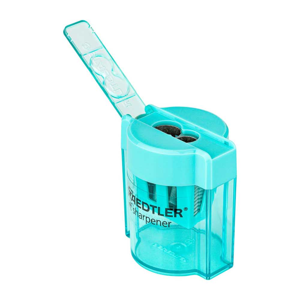 Staedtler, Temperówka z pojemnikiem, podwójna, z metalowym wkładem S 513 001 - obrazek 2