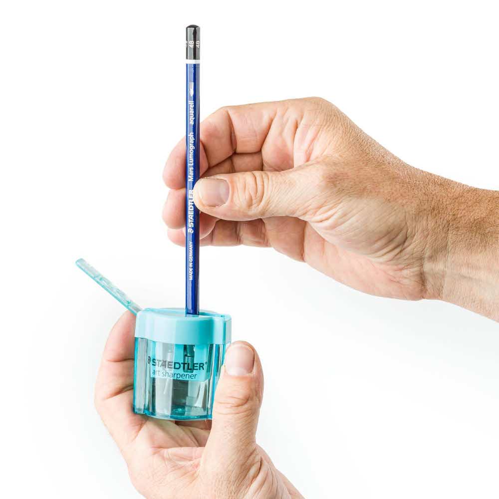 Staedtler, Temperówka z pojemnikiem, podwójna, z metalowym wkładem S 513 001 - obrazek 4