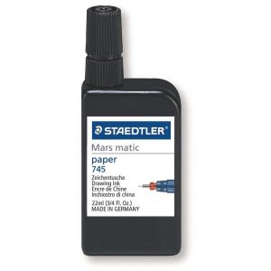Staedtler, Tusz kreślarski Marsmatic, czarny, na papier, 22 ml S 745 R-9