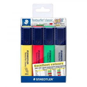 Staedtler, Zakreślacz Textsurfer® classic I, 4 kolory S 364 CWP4-X