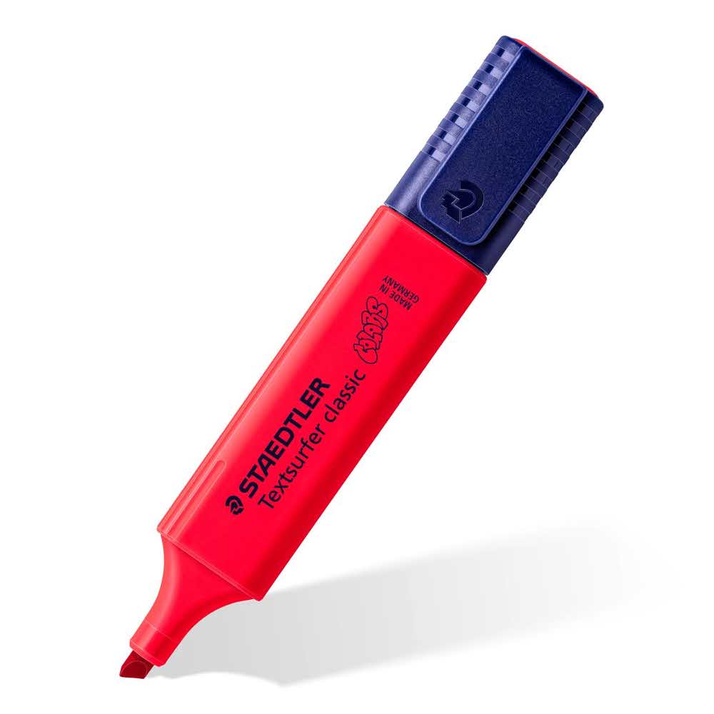 Staedtler, Zakreślacz Textsurfer® classic mocny czerwony S 364 C-200