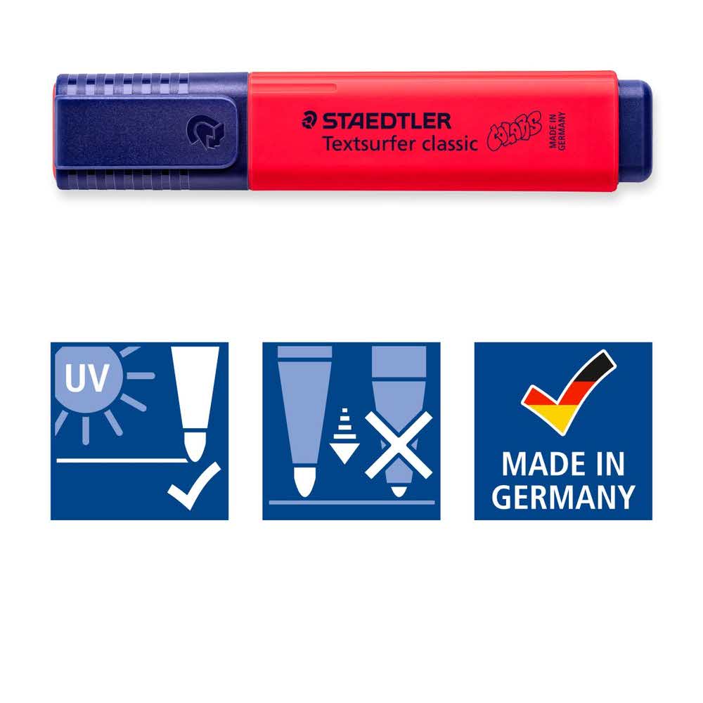 Staedtler, Zakreślacz Textsurfer® classic mocny czerwony S 364 C-200 - obrazek 5
