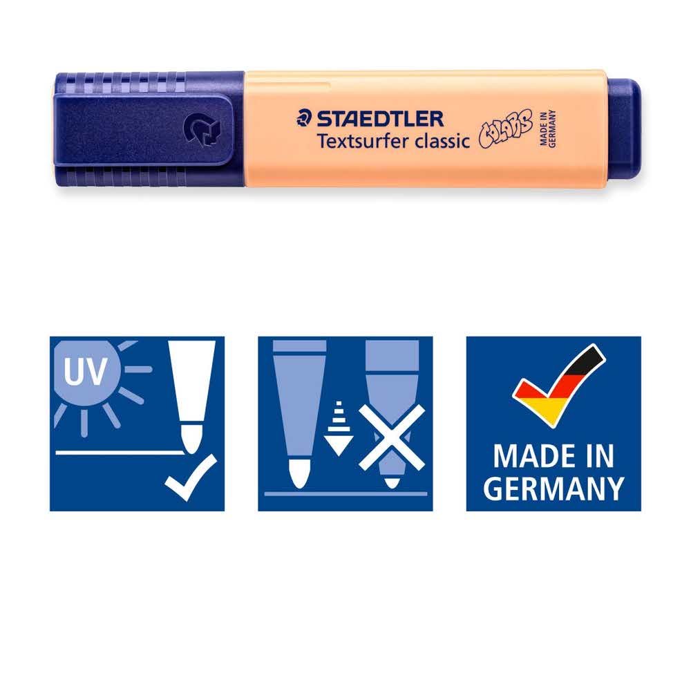 Staedtler, Zakreślacz Textsurfer® classic, morelowy pastelowy S 364 C-405 - obrazek 6