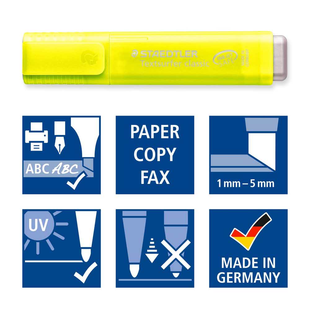 Staedtler, Zakreślacz Textsurfer® classic Neon, 8 kolorów S 364P WP8 - obrazek 6