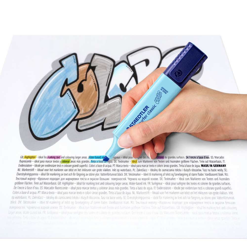 Staedtler, Zakreślacz Textsurfer® classic Pastel, 4 kolory S 364 CWP4PA - obrazek 4