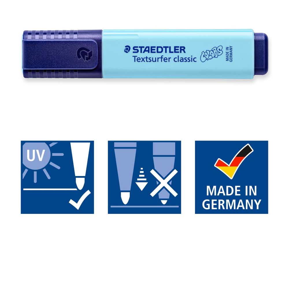 Staedtler, Zakreślacz Textsurfer® classic Pastel, 4 kolory S 364 CWP4PA - obrazek 6