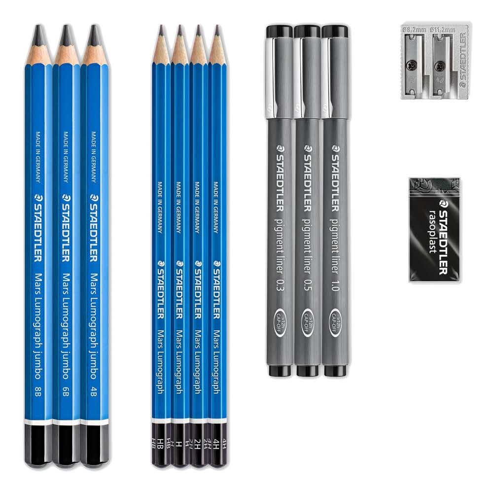 Staedtler, Zestaw do rysowania Design Journey Sketching Set, 12 szt. S 61 100 - obrazek 2
