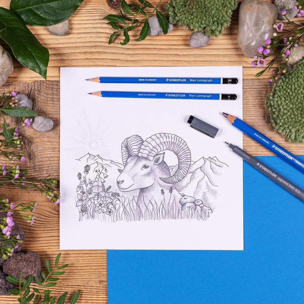 Staedtler, Zestaw do rysowania Design Journey Sketching Set, 12 szt. S 61 100 - obrazek 4