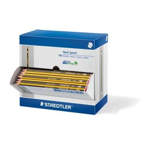 Staedtler,Display - Ołówek sześciokątny Noris, HB, 100 szt.  S 120-HB CA1P