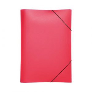 Teczka z gumką A4 Trend PP 3 skrzydłowa PAGNA Durable  21613-03 czerwona