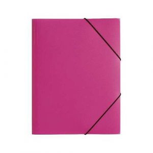 Teczka z gumką A4 Trend PP 3 skrzydłowa PAGNA Durable  21613-34 ciemno różowa