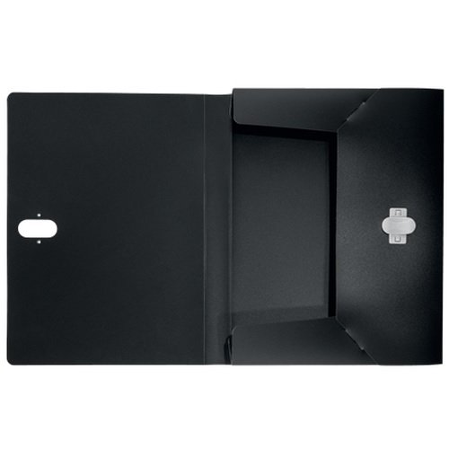 46230095 Teczka poszerzana Recycle A4 PP 30 mm Leitz czarna - obrazek 2