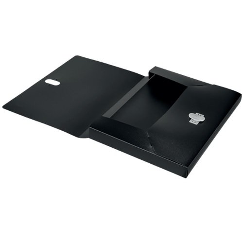 46230095 Teczka poszerzana Recycle A4 PP 30 mm Leitz czarna - obrazek 4